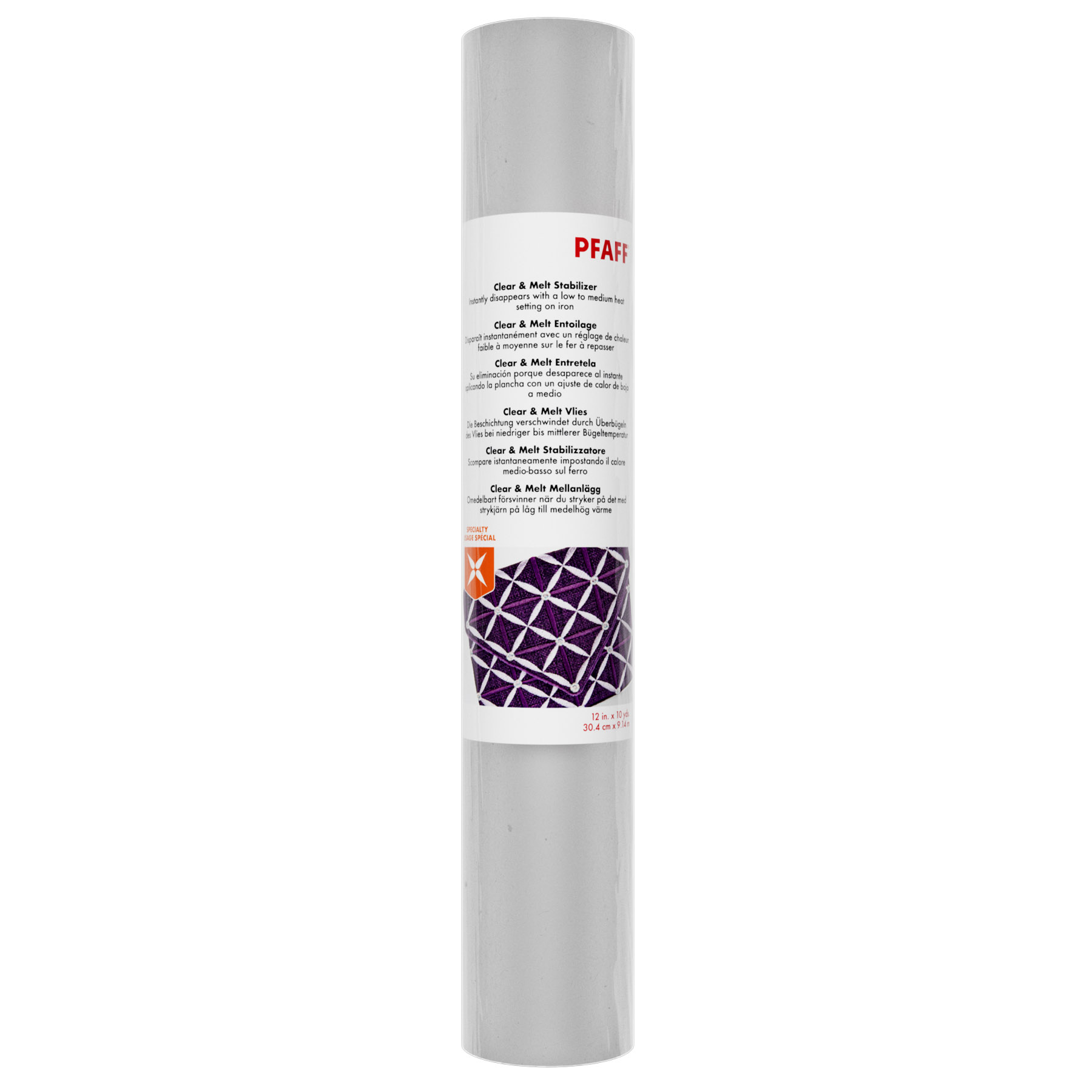 Pfaff Clear & Melt stabilisering