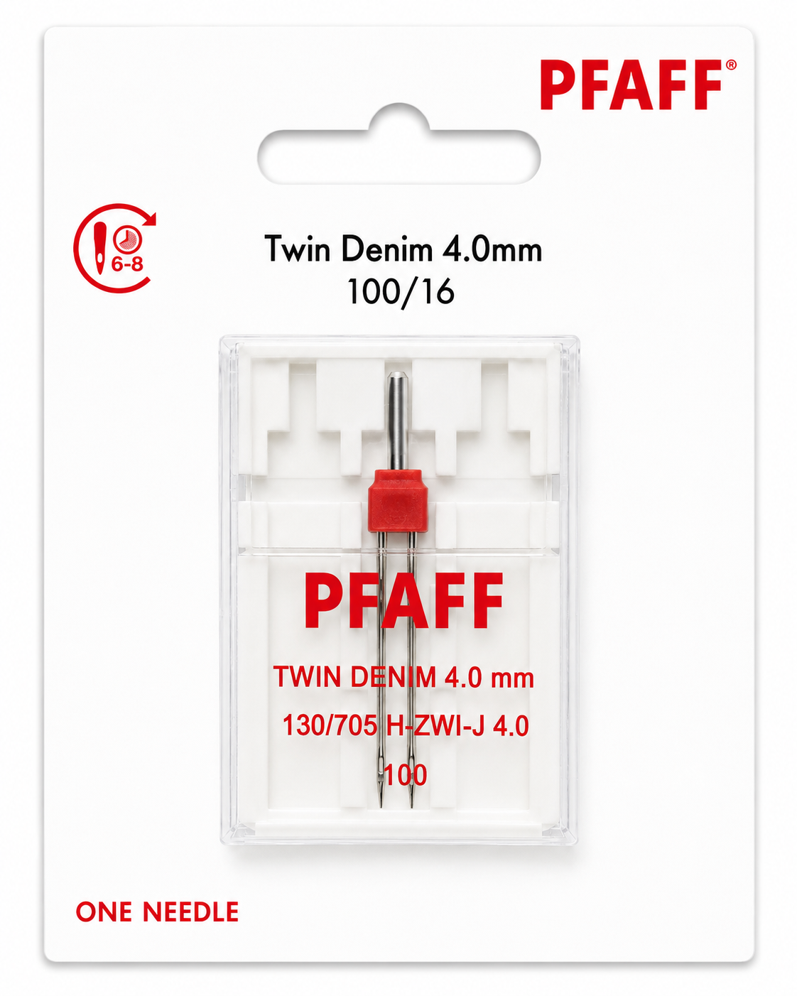 Pfaff tvilling denim 100/16 4 mm