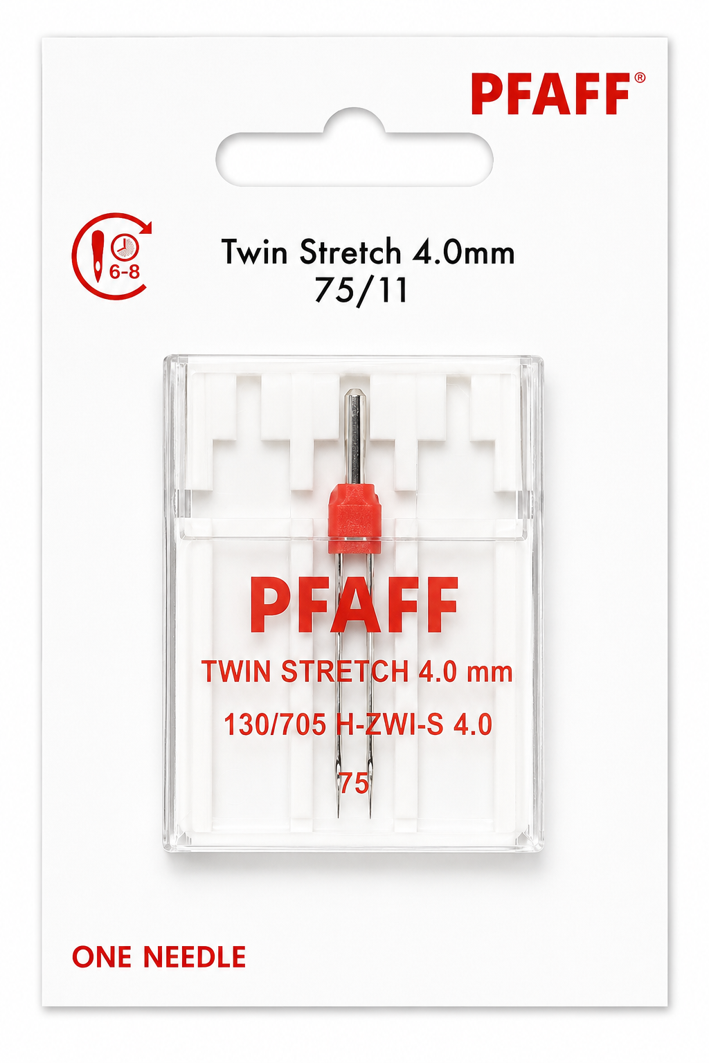 Pfaff tvilling stretch 75/11 4 mm