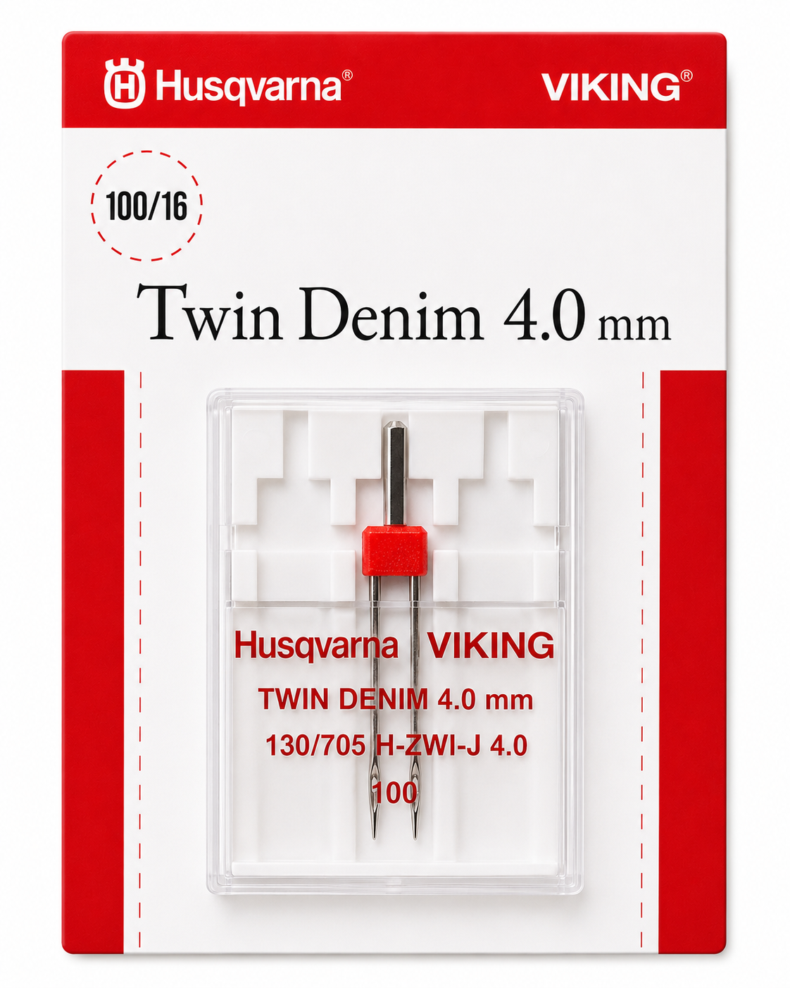 Husqvarna Viking tvilling denim 100/16 4 mm